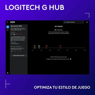 Logitech ratón gaming inalámbrico ligero