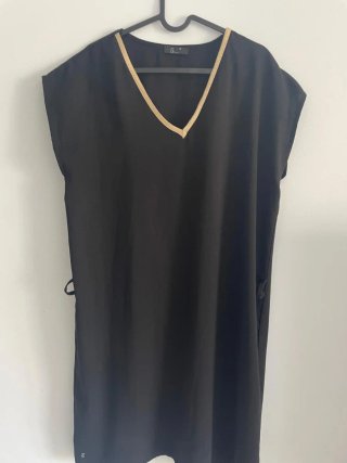 Vestido Mango Rojo Estampado