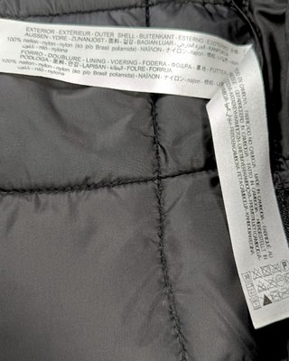 Parka Zara mujer negra acolchada ligera talla S
