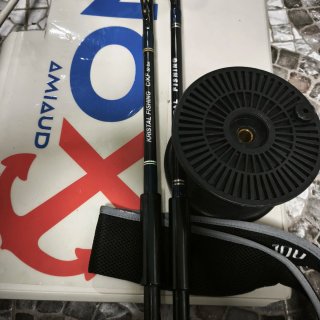 Carrete Eléctrico Cristal Fishing KF 001 2 cañas