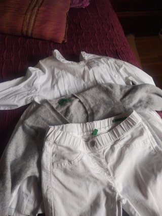 Lote Ropa Talla 8/10: Pantalón, Camisa, Jersey