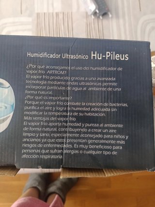 Humidificador Ultrasónico ARTROM Hu-Pileus