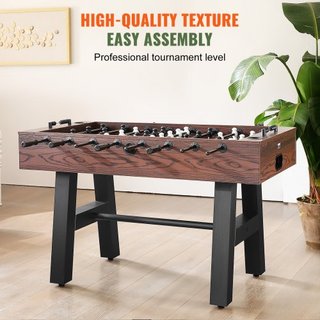 Mesa de Futbolín, Mesa de Futbolín de Tamaño Estándar de 55 pulgadas, Mesa de Futbolín de Tamaño Completo para el Hogar, la Familia y la Sala de Juegos, Fútbol con Juego de Mesa de Futbolín, Inclu...
