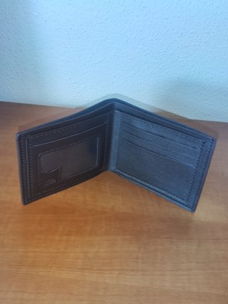 Cartera hombre piel sintética fina ligera NUEVA