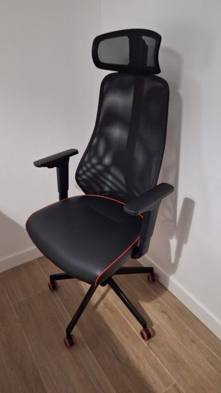Silla Gaming IKEA MATCHSPEL Negra/Roja