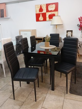 Mesa Extensible + 6 Sillas Elegantes. ¡EN REBAJA!