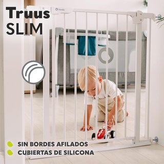 LIONELO rejilla protección puerta bebé ajustable