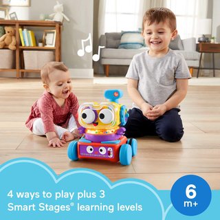 Fisher-Price Robot aprendizaje luces sonidos bebés