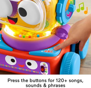 Fisher-Price Robot aprendizaje luces sonidos bebés