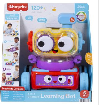Fisher-Price Robot aprendizaje luces sonidos bebés