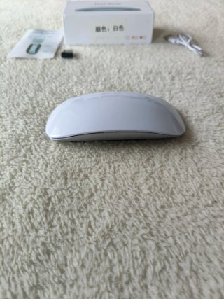 Ratón Táctil Bluetooth Recargable Blanco