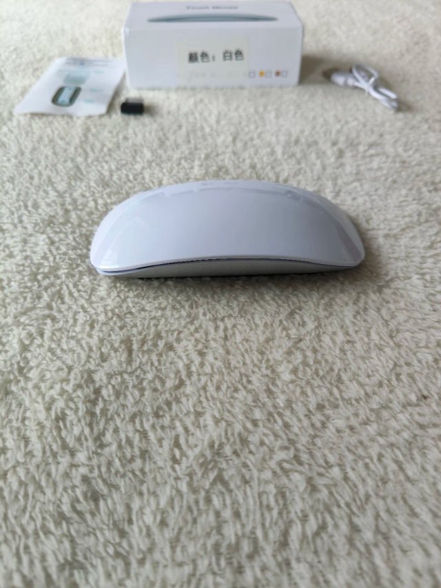 Ratón Táctil Bluetooth Recargable Blanco