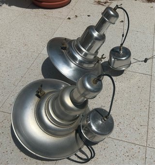 Lámparas pescador Ikea metálicas