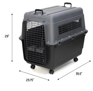 Jaula Viaje Perro Grande Ruedas 35.5