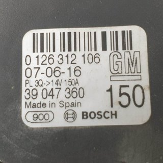 ALTERNADOR OPEL CORSA E 2016