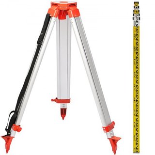 Kit de láser verde rotativo 500M+1.65M trípode de aluminio+5M varilla de nivel láser