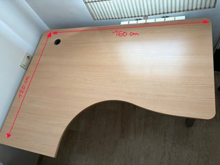 Escritorio de oficina esquinero madera
