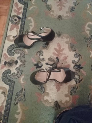 Sandalias de tacón negras n37