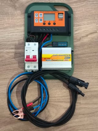 Kit Solar Camper 220W / 220V Montado y listo