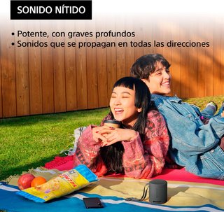 Sony altavoz bluetooth compacto resistente batería