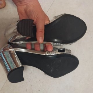Zapatos de fiesta/boda Laik plateados