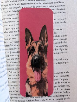 Marcapáginas Pastor Alemán