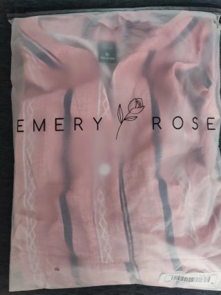 Blusa rosa con rayas, sin estrenar