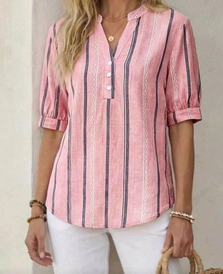 Blusa rosa con rayas, sin estrenar