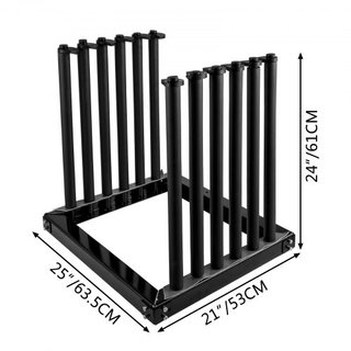Soporte para Parabrisas 5-Lite, Soporte para Camión de Parabrisas de Acero, Soporte para Vidrio de Parabrisas de 24 Pulgadas de Altura, Soporte para Camión con Almohadilla de PVC y Acolchado de Es...
