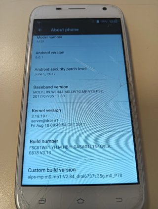 Smartphone Uhans A101 Bianco