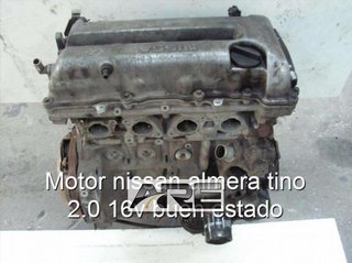 motor 2.0 16v sr20 Nissan Almera Tino gaso