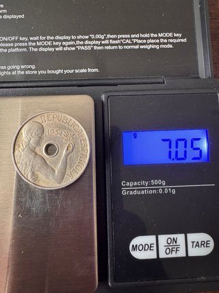 Moneda 25 Céntimos 1934