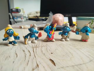 Figure di Puffi Vintage Anni '80