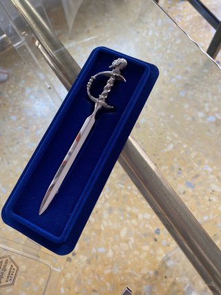 Abrecartas Plata.