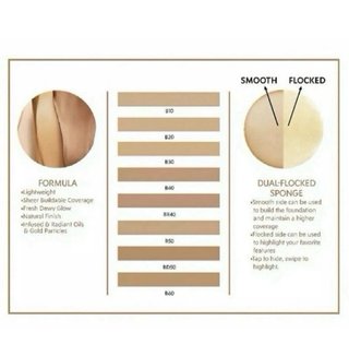 YSL Touche Éclat Le Cushion Foundation B60 Amber.