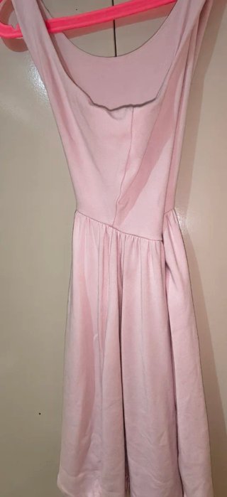 Vestido largo rosa original