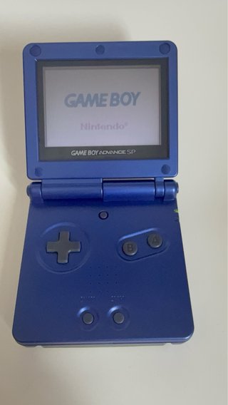 Consola Game Boy Advance SP Azul + Cargador + Jueg