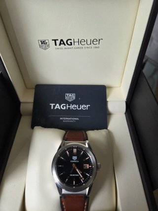 TAG Heuer Carrera Reloj Hombre Negro/Oro