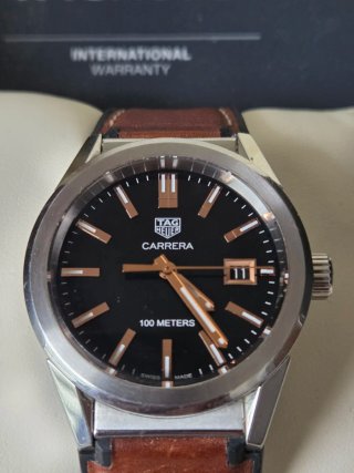 TAG Heuer Carrera Reloj Hombre Negro/Oro