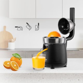 Ufesa exprimidor eléctrico brazo acero inoxidable