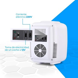 Mini nevera portátil 4L enfriamiento calentamiento