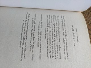 Libro Three Cups of Tea
