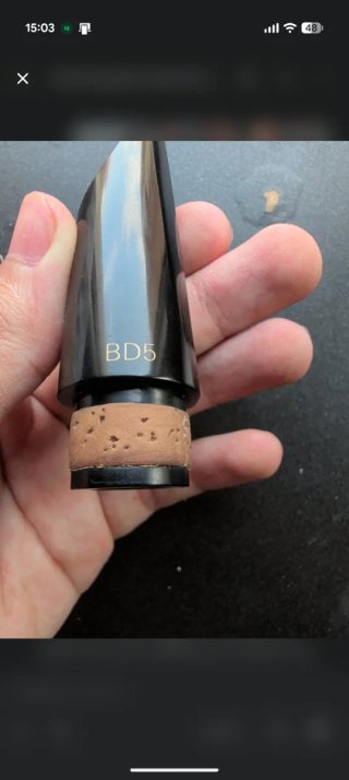 Boquilla Clarinete Vandoren BD5 Black Diamond