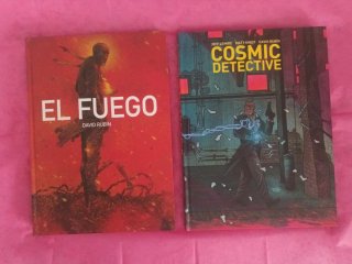 Comics El Fuego y Cosmic Detective de David Rubin