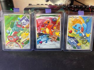 Pack 3 cartas Pokémon iniciales