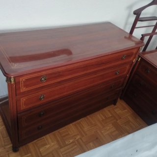 Dormitorio Matrimonio Madera Oscura