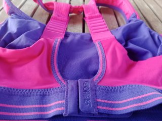 Sujetador deportivo Shock Absorber rosa/morado!