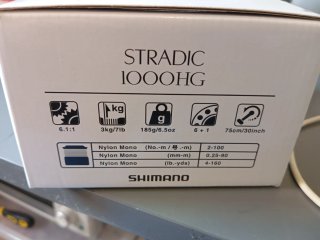 Shimano Stradic 1000HG Carrete Pesca