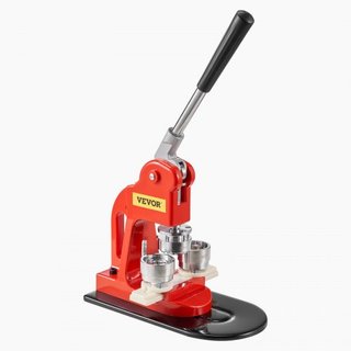 Máquina de Hacer Botones, Kit de Prensa de Insignias de 32 mm (1.25 pulgadas), Regalos DIY para Niños, Suministros para Hacer Botones con 500 piezas de Piezas de Botón, Cortador Circular y Libro M...