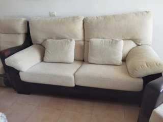Conjunto de sofá y sillones relax